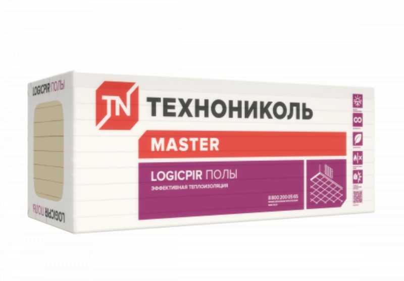 Утеплитель Технониколь LOGICPIR Полы Г4 30х600х1200