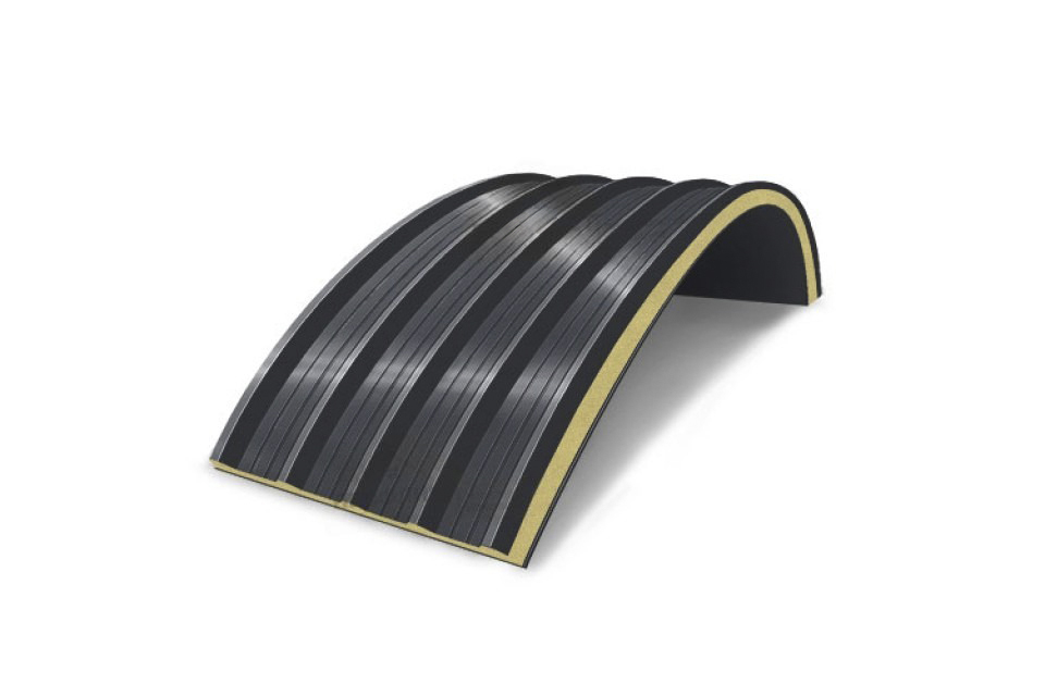 Арочная сэндвич-панель PIR (ПИР), 1000х200 мм, 0.5/0.5, Atlas
