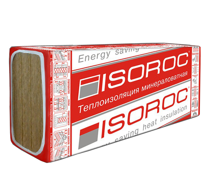 Утеплитель ISOROC Изолайт-ЛЮКС 1000х600х150 мм