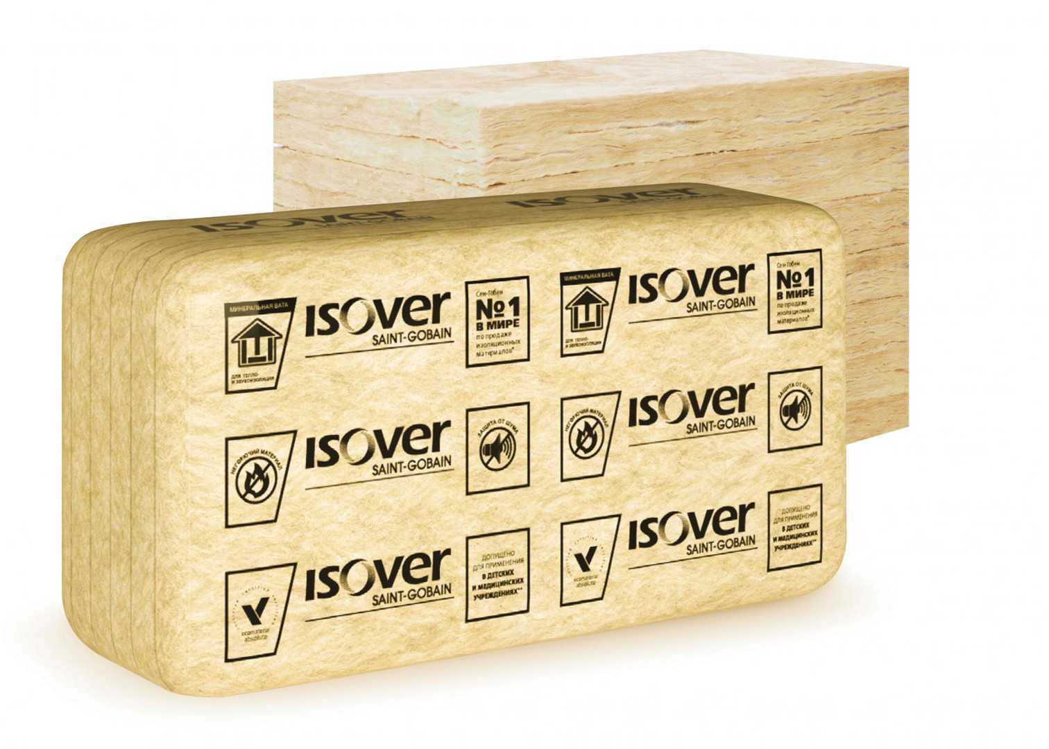 Утеплитель Isover Каркас-П34 100х610х1170 фото 1